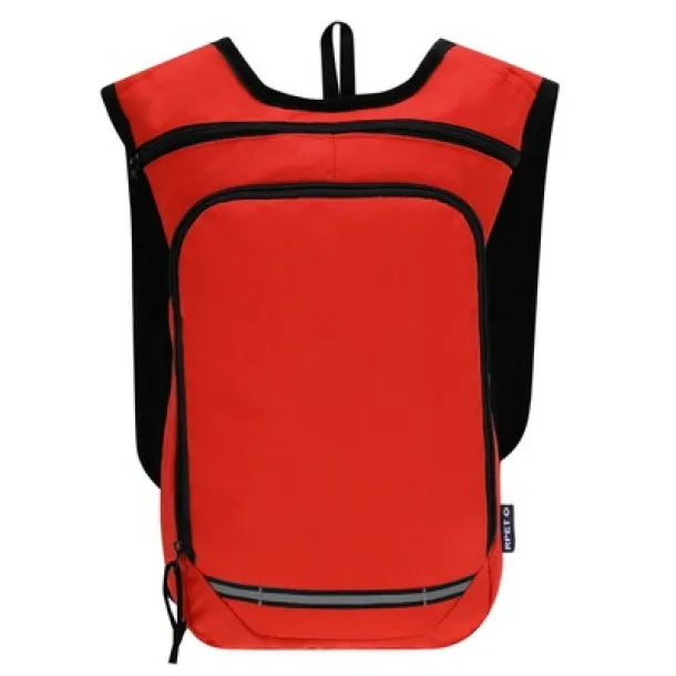  RPET backpack Crvena