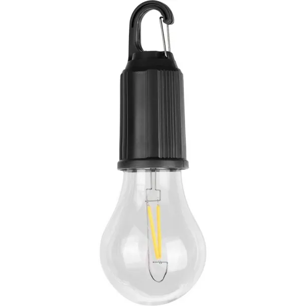  Hanging light "light bulb", carabiner clip black