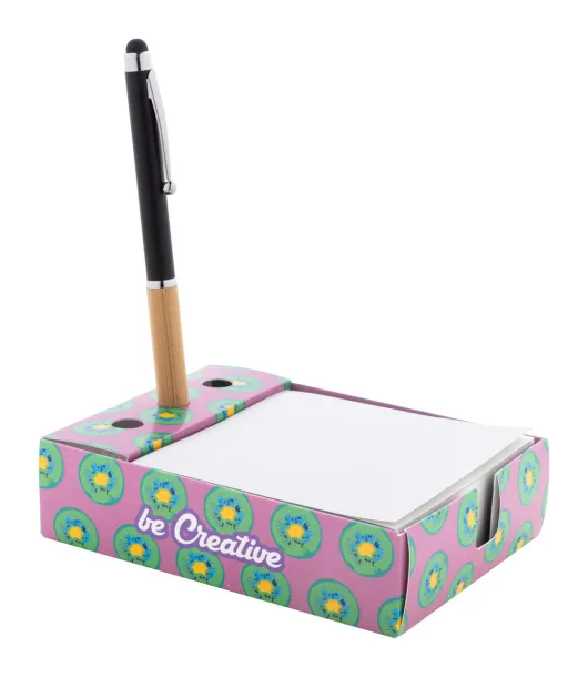 Nolty pen holder notepad White