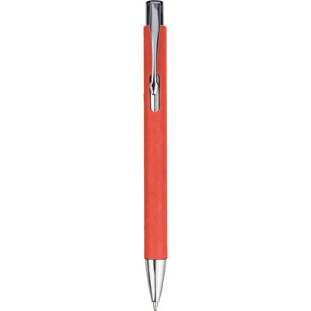 Recycled paper ball pen red
