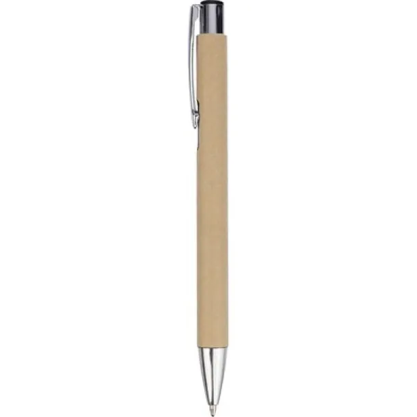  Recycled paper ball pen brown