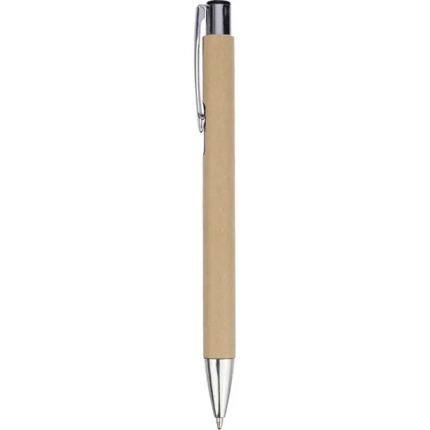  Recycled paper ball pen brown