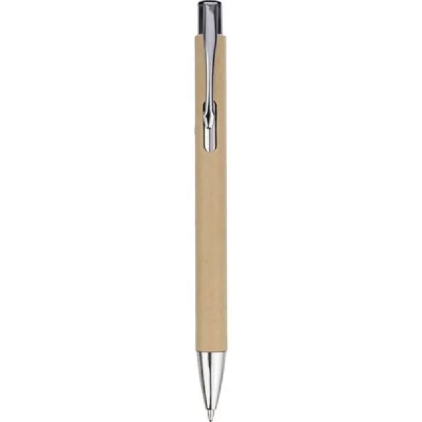  Recycled paper ball pen brown