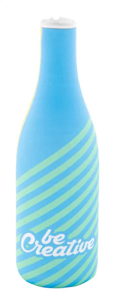 VinoPrint RPET personalizirana futrola za hlađenje vinske boce Bijela