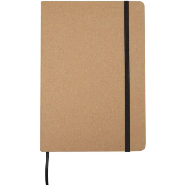 Holm A5 stone paper hard cover notebook with lined pages Beige