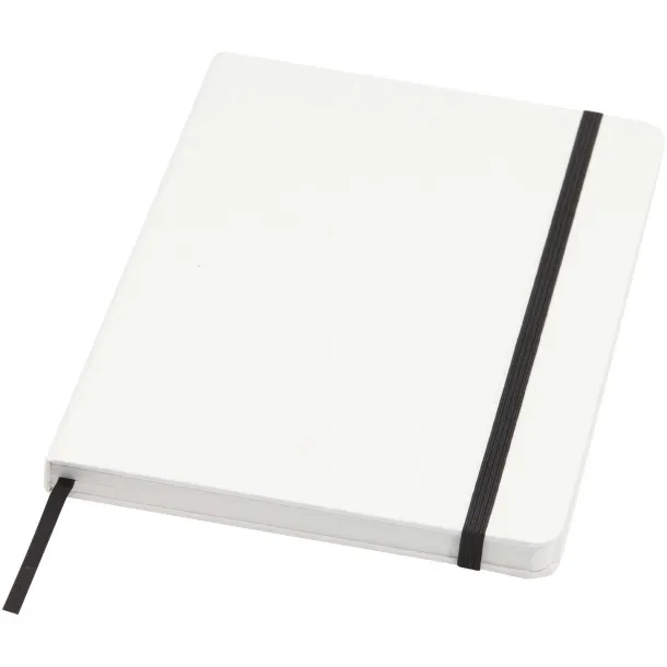Holm A5 stone paper hard cover notebook with lined pages White