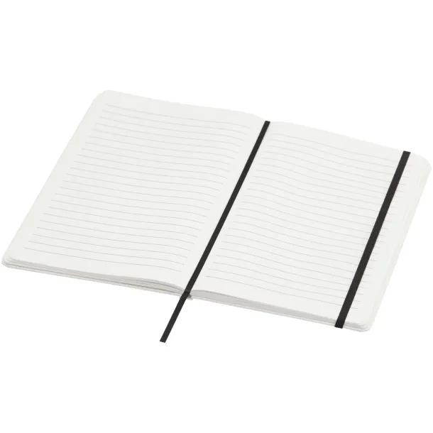 Holm A5 stone paper hard cover notebook with lined pages White