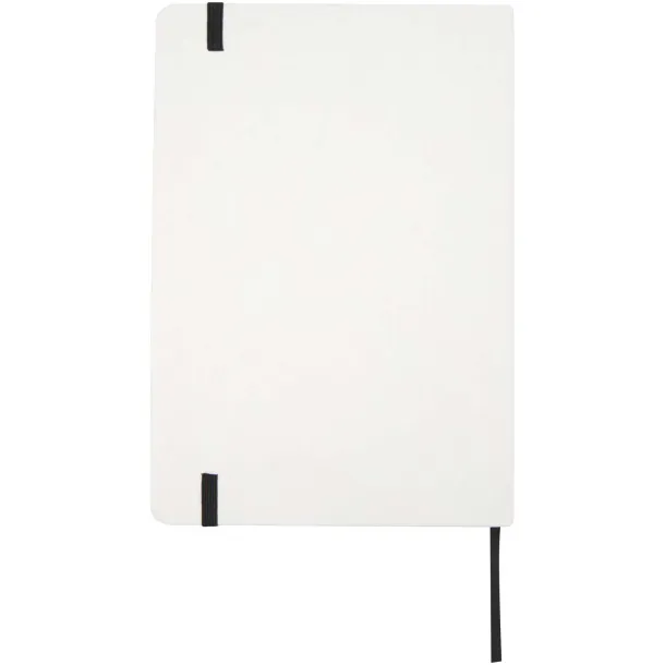 Holm A5 stone paper hard cover notebook with lined pages White