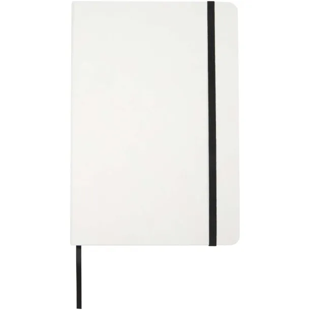 Holm A5 stone paper hard cover notebook with lined pages White