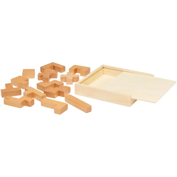 Bark wooden puzzle Natural