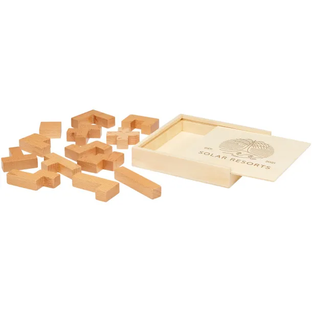 Bark wooden puzzle Natural