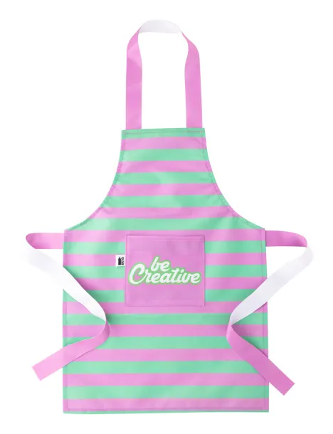CreaChef Kid personalizirana RPET pregača Bijela