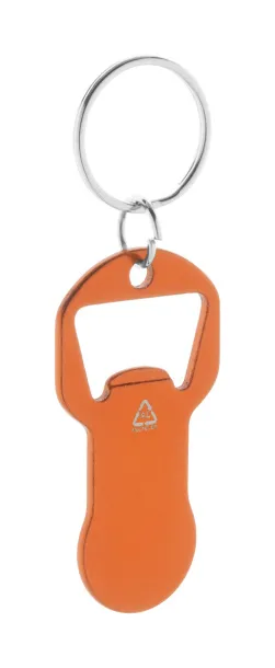 Biropi bottle opener keyring Orange