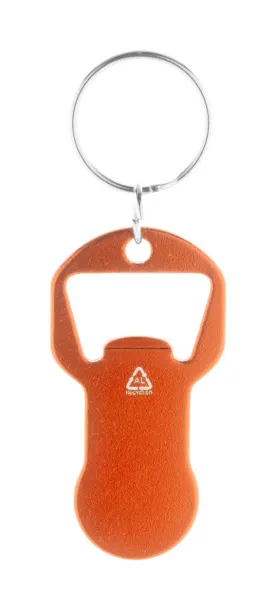 Biropi bottle opener keyring Orange