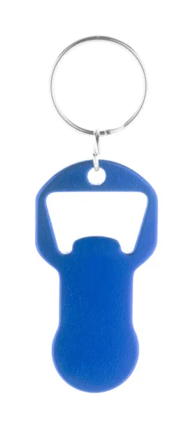 Biropi bottle opener keyring Blue