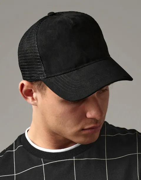  Suede Snapback Trucker - Beechfield