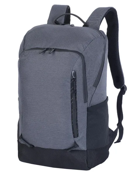  Jerusalem laptop ruksak, 15,6" - Shugon Tamno siva Crna