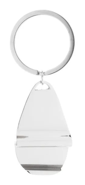 Kapka bottle opener keyring Silver