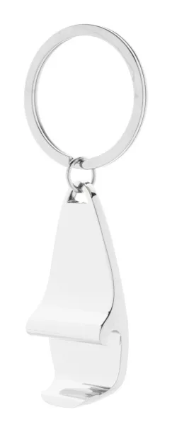 Kapka bottle opener keyring Silver