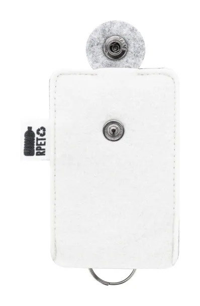 CreaFelt Keysave custom keyring pouch White Grey