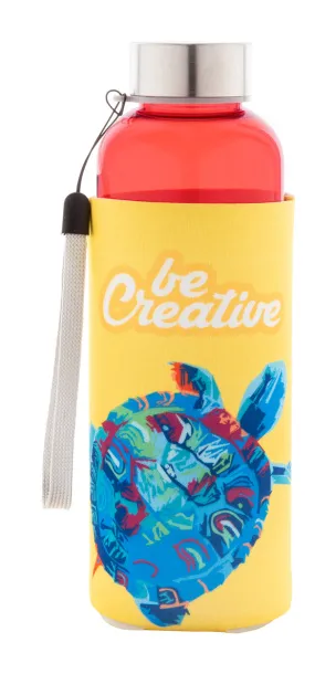 Pemba Creative Rpet personalizirana boca za vodu, 500 ml Crvena Bijela