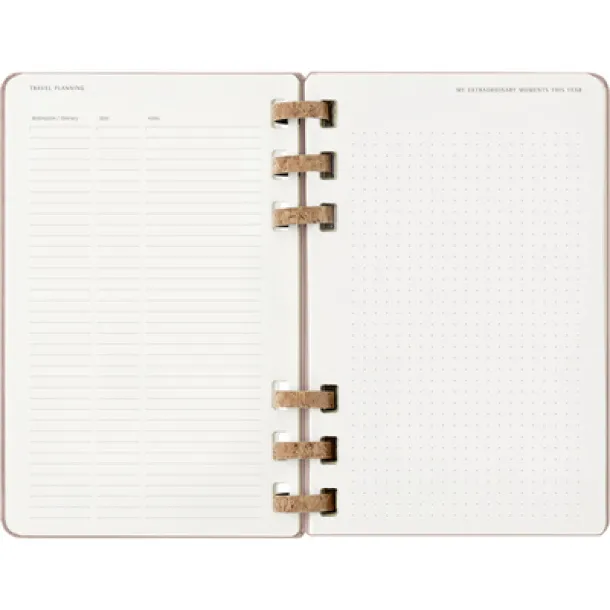  MOLESKINE spiral planner beige