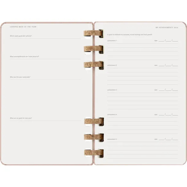  MOLESKINE spiral planner beige