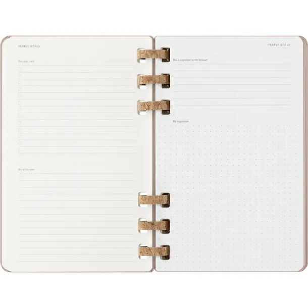  MOLESKINE spiral planner beige