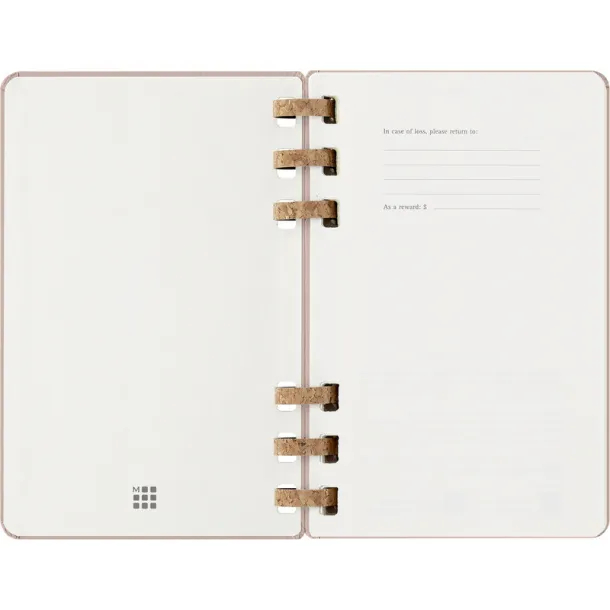  MOLESKINE spiral planner beige