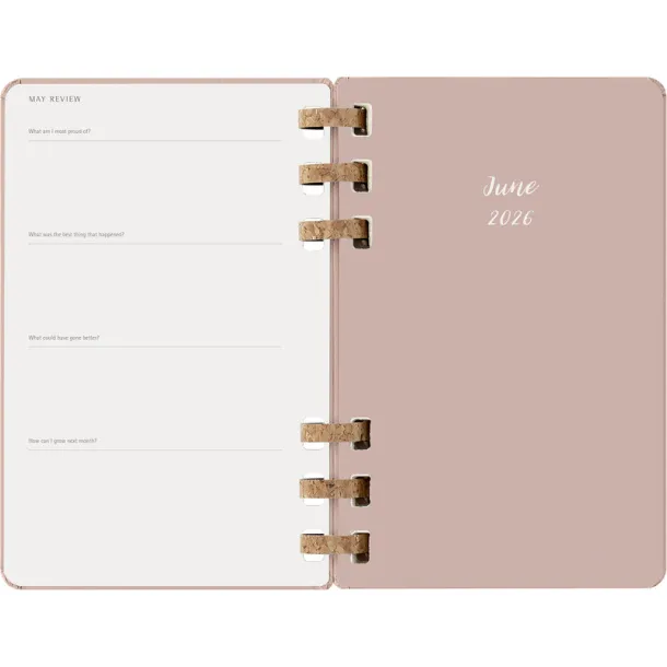  MOLESKINE spiral planner beige