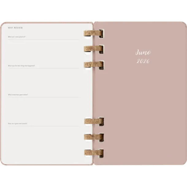  MOLESKINE spiral planner beige