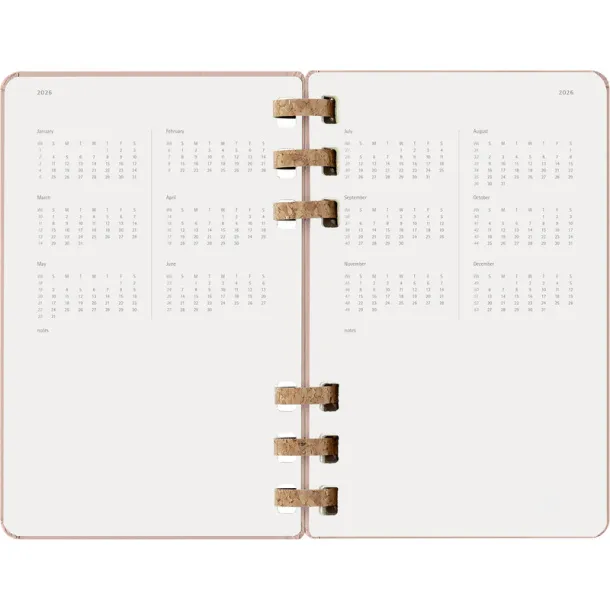  MOLESKINE spiral planner beige