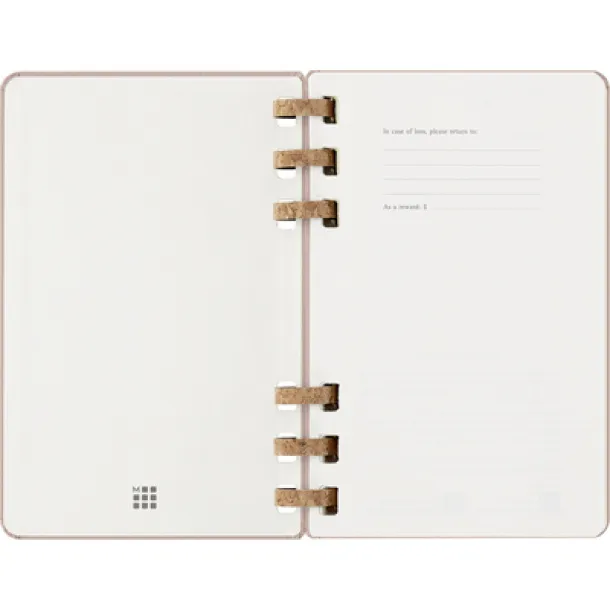  MOLESKINE spiral planner beige