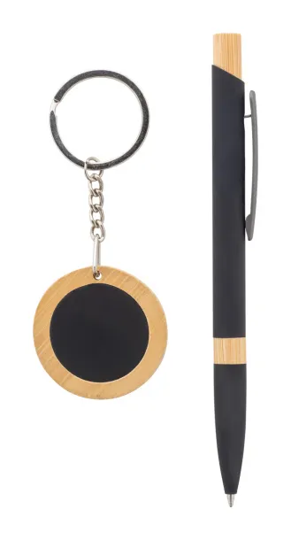Specuset pen and keyring set Black