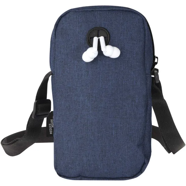 Ross GRS recycled phone pouch Navy Blue