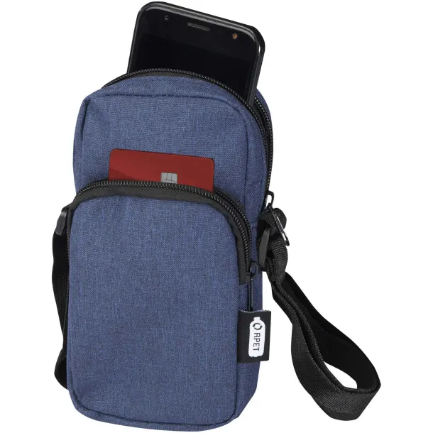 Ross GRS recycled phone pouch Navy Blue