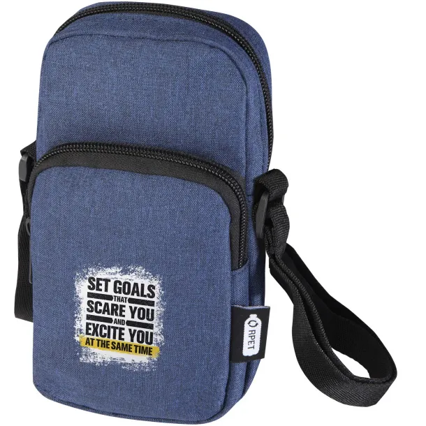 Ross GRS recycled phone pouch Navy Blue