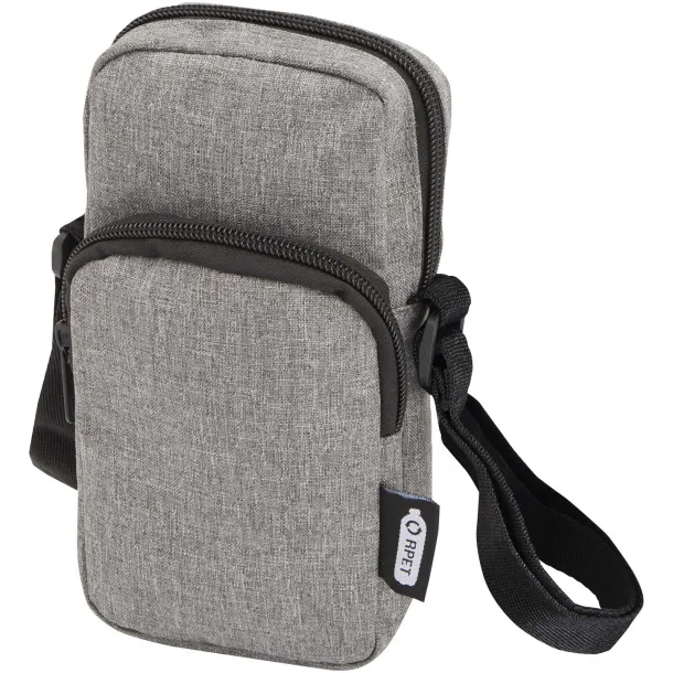 Ross GRS recycled phone pouch Heather grey