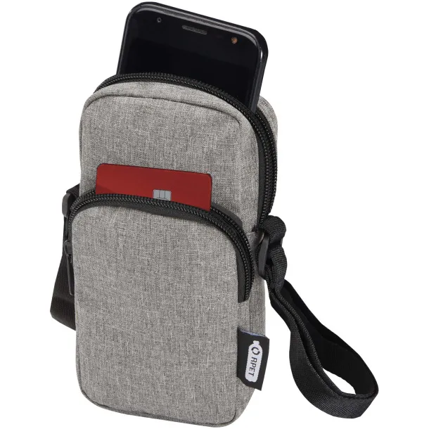 Ross GRS recycled phone pouch Heather grey