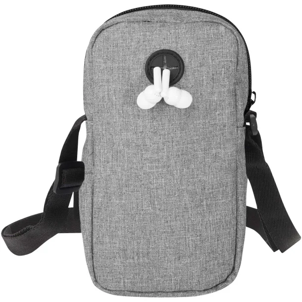 Ross GRS recycled phone pouch Heather grey