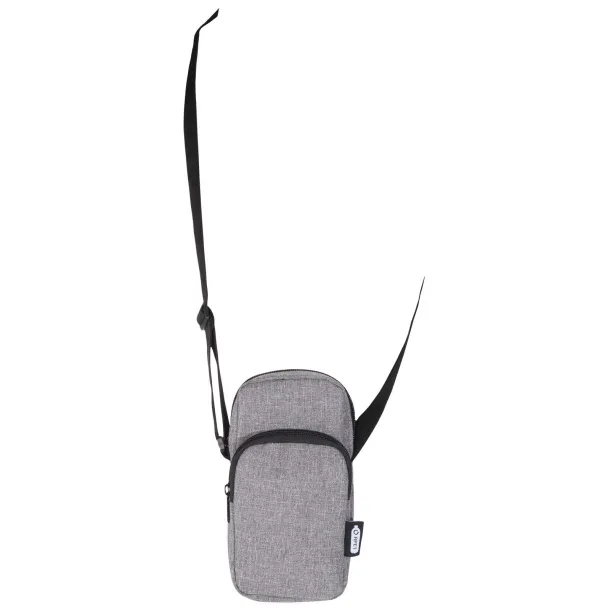 Ross GRS recycled phone pouch Heather grey