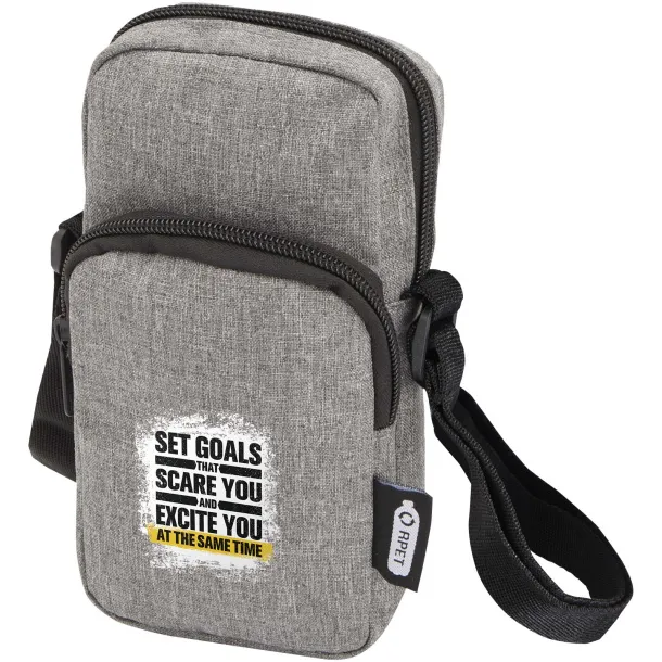 Ross GRS recycled phone pouch Heather grey