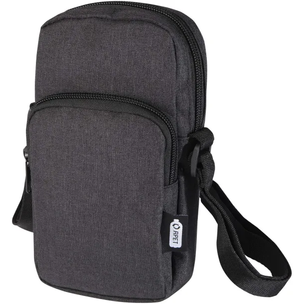 Ross GRS recycled phone pouch Heather Charcoal