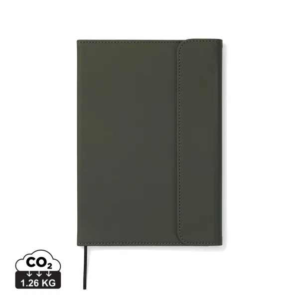  VINGA Baltimore GRS certified paper & PU notebook - Vinga Green 