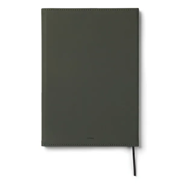  VINGA Baltimore GRS certified paper & PU notebook - Vinga Green 