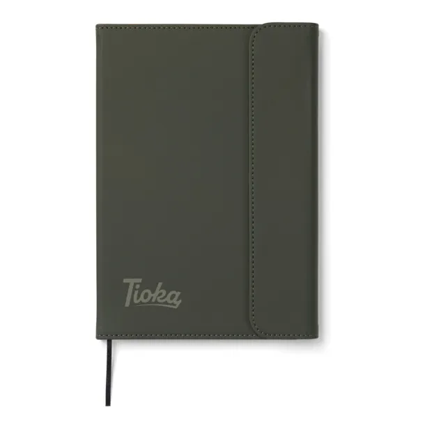  VINGA Baltimore GRS certified paper & PU notebook - Vinga Zelena