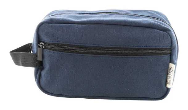 Rebyss Beauty recycled canvas cosmetic bag Dark blue