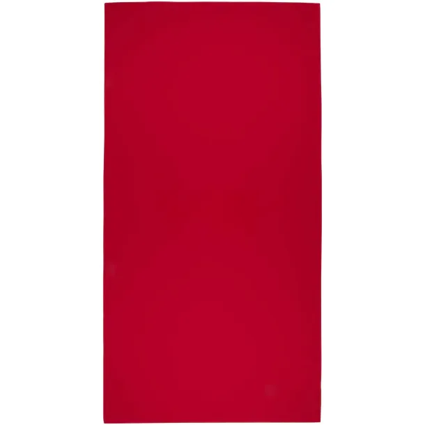 Lucas RPET sportski ručnik, 70x140 cm - 140 g/m² Crvena
