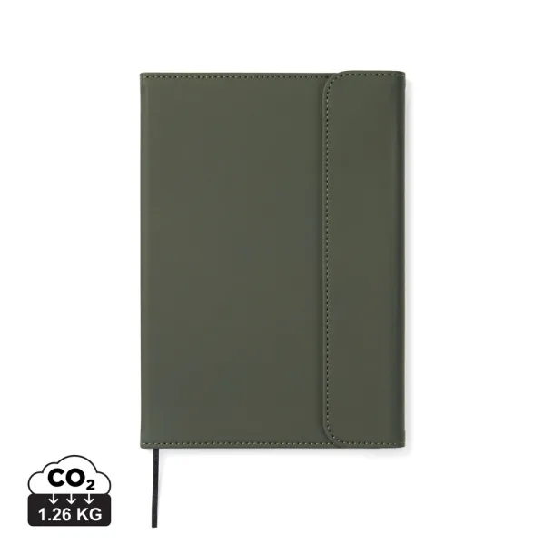  VINGA Baltimore GRS certified paper & PU notebook - Vinga Zelena