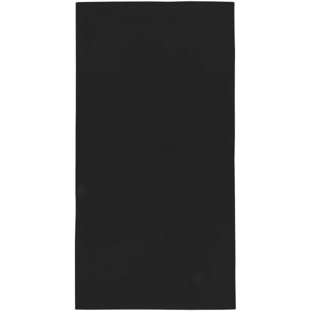 Lucas RPET sportski ručnik, 70x140 cm - 140 g/m² Crna
